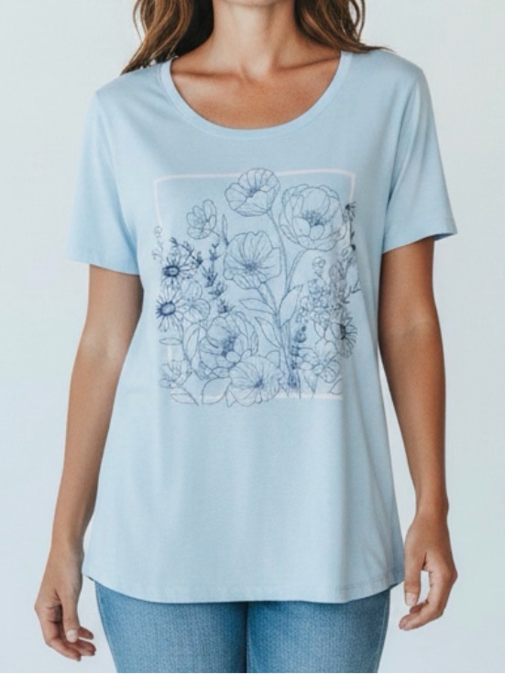 St. John's Bay Short-Sleeve Graphic Print Tee